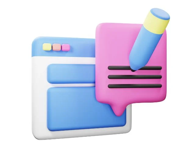 illustration of writing